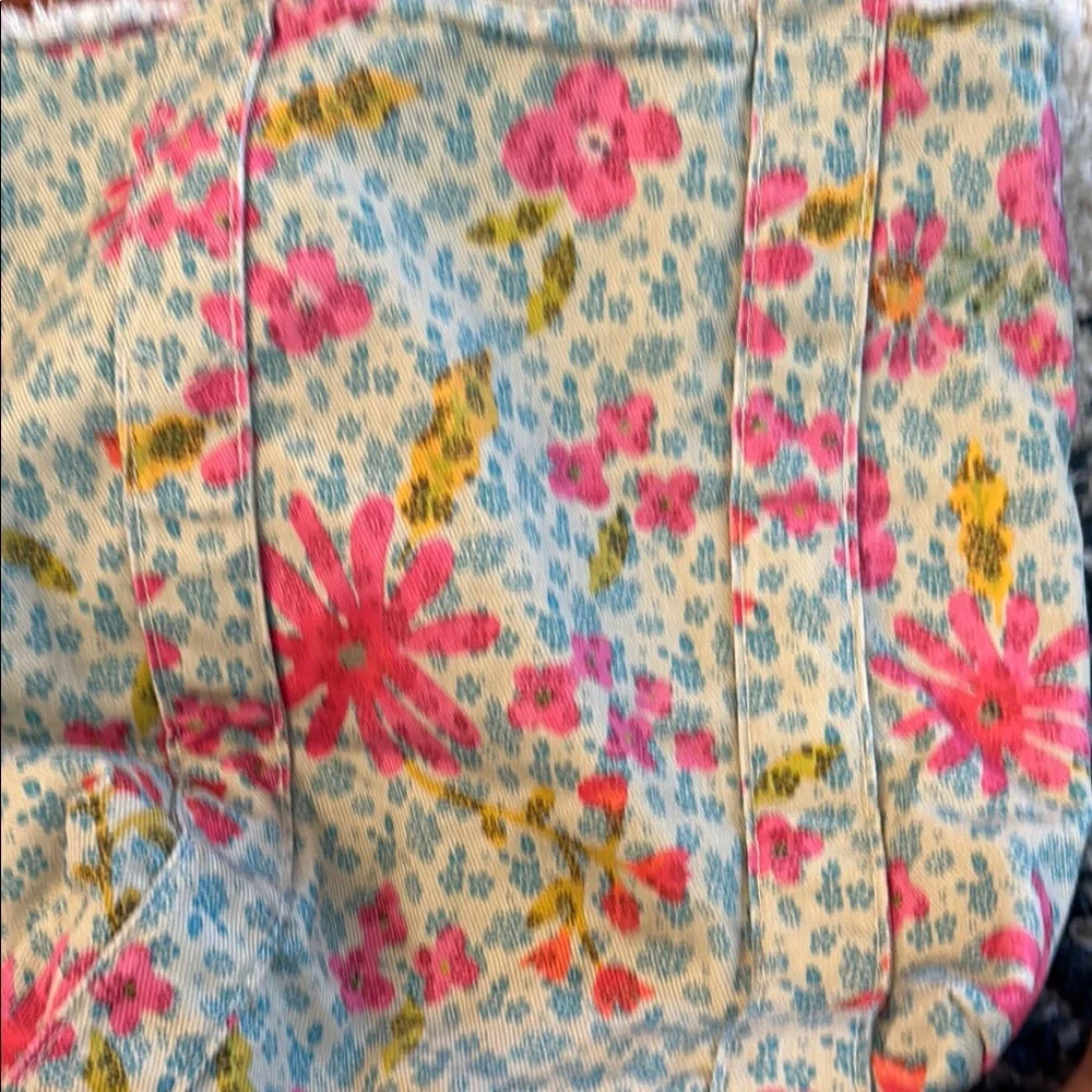 Natural Life Floral Tote Bag - Pink and Blue - Picture 4 of 8